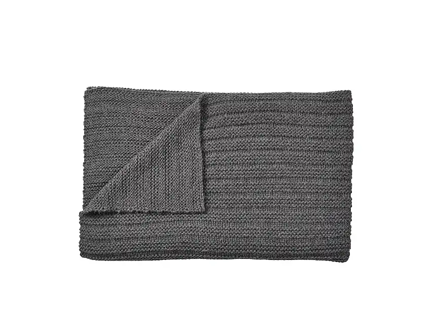 Muuto - Ample Throw Decke, dunkelgrau