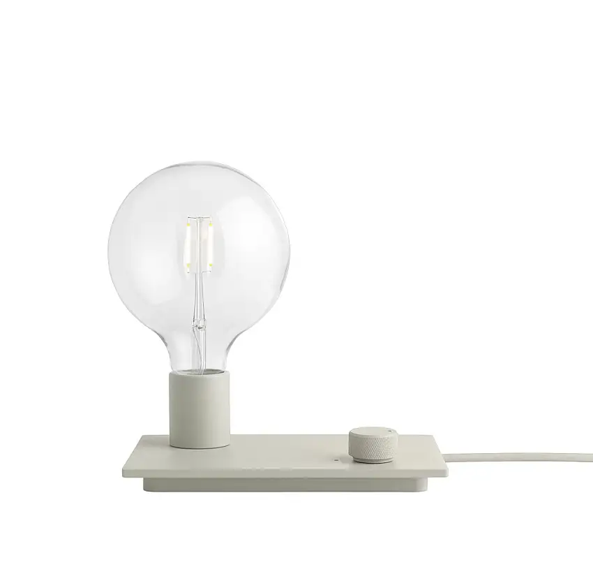 Muuto - Control LED Tischleuchte, grau