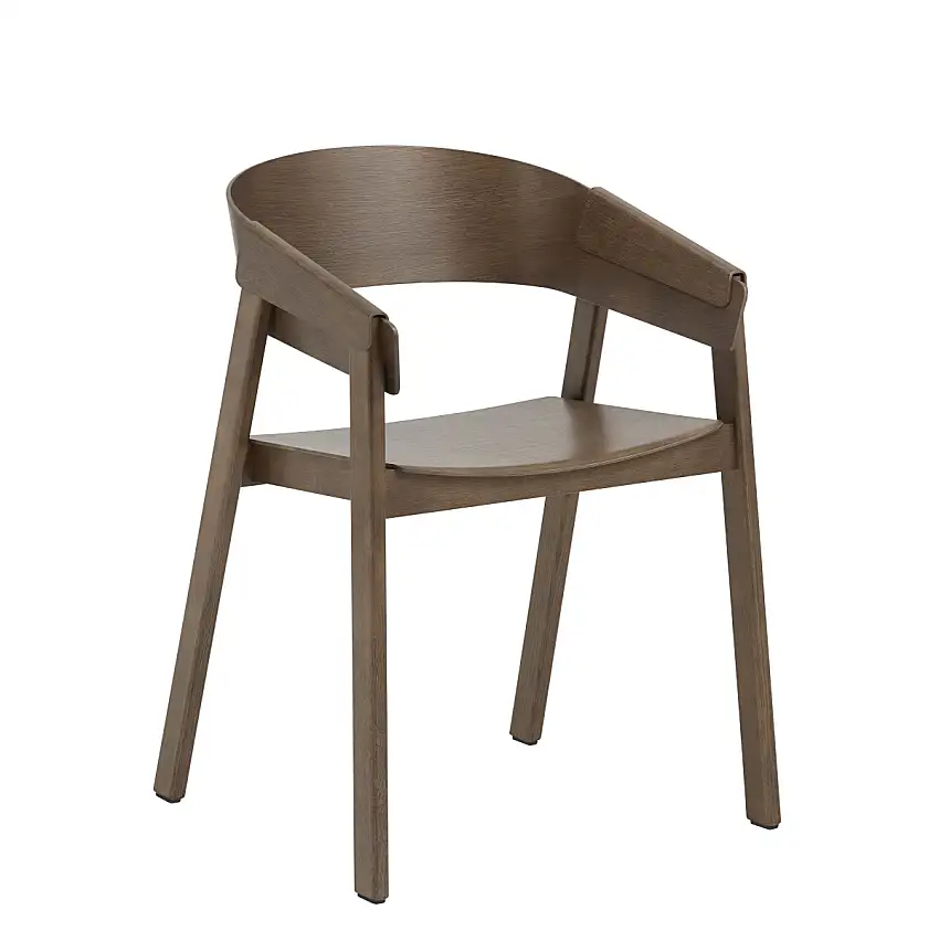 Muuto - Cover Armlehnstuhl, eiche dunkel gebeizt