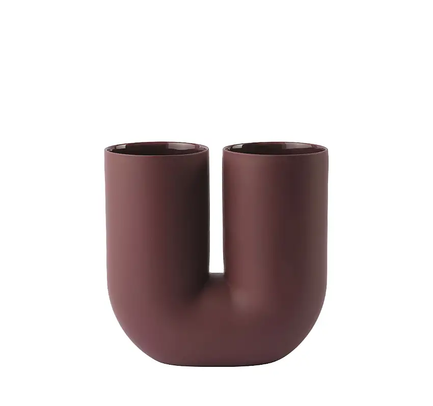 Muuto - Kink Vase, deep red