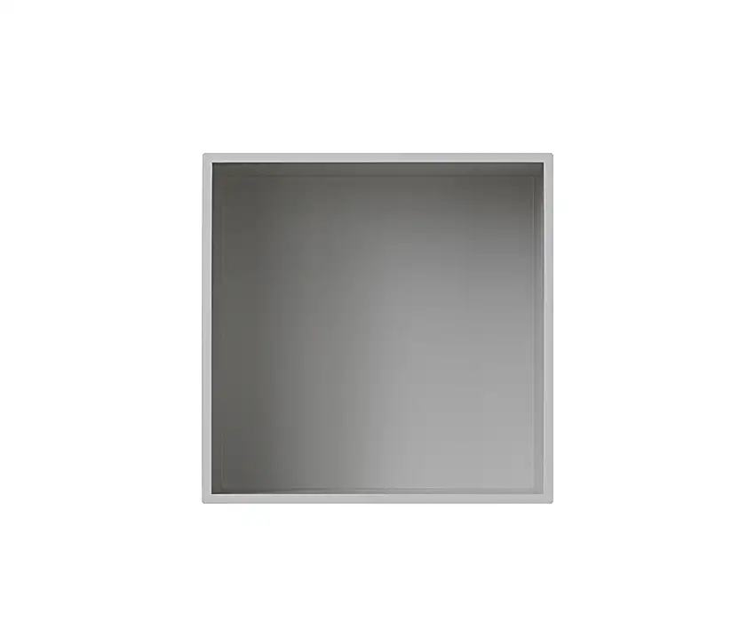 Muuto - Mini Stacked System Regalmodul, medium, hellgrau