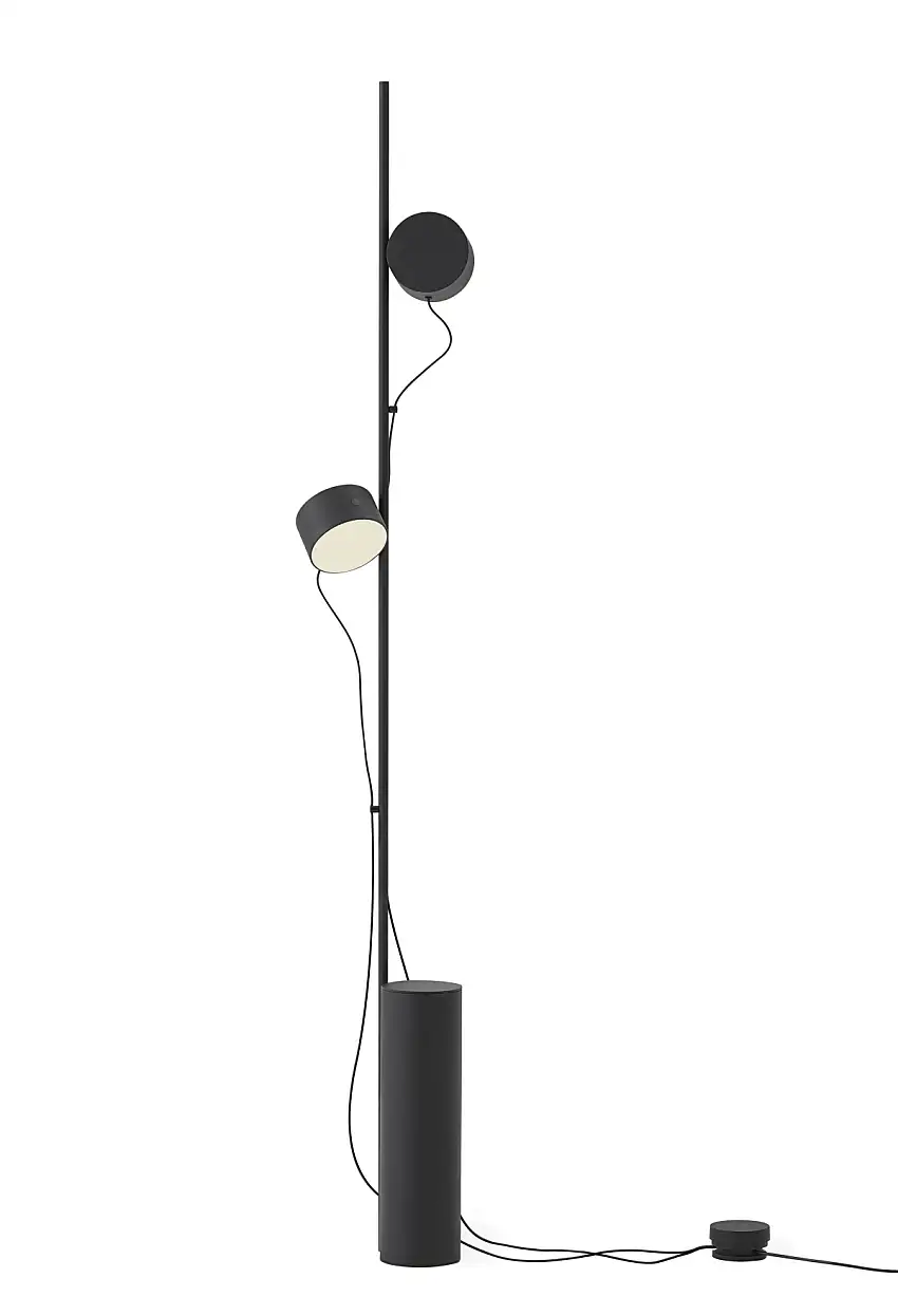 Muuto - Post LED Stehleuchte, schwarz