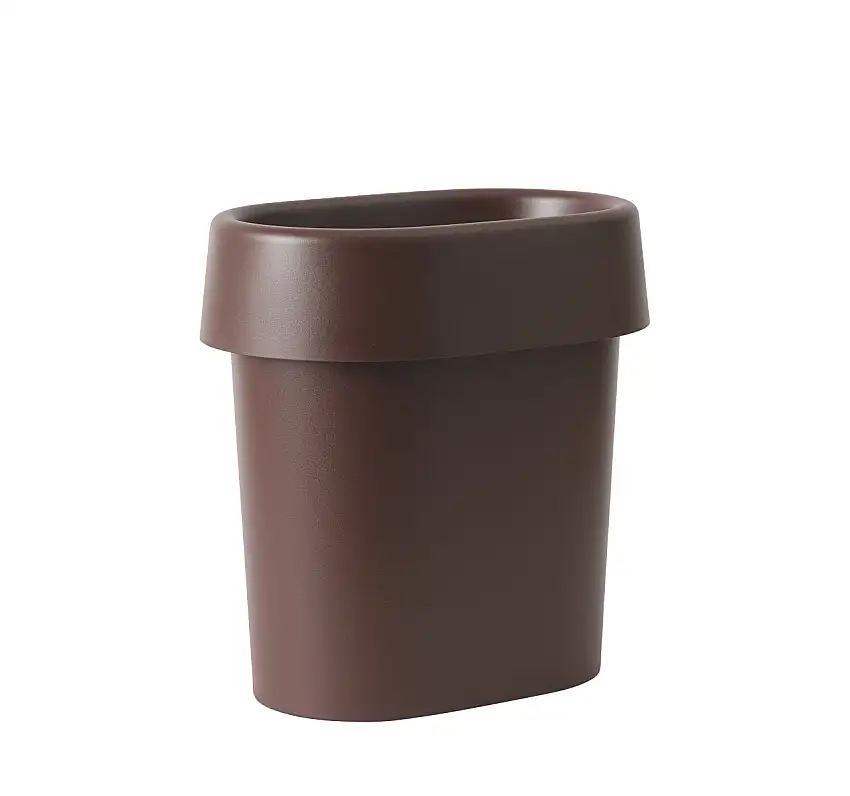 Muuto - Reduce Papierkorb, dunkelrot