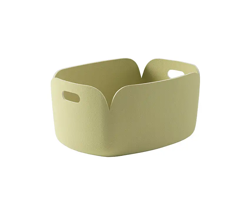 Muuto - Restore Aufbewahrungskorb, beigegrün