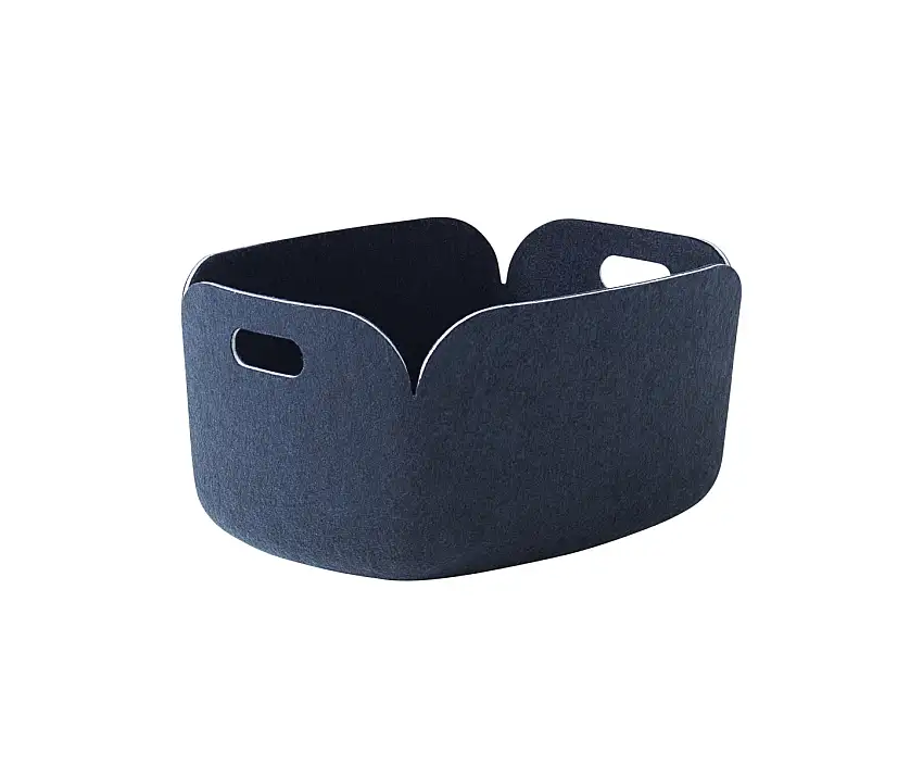 Muuto - Restore Aufbewahrungskorb, midnight blue