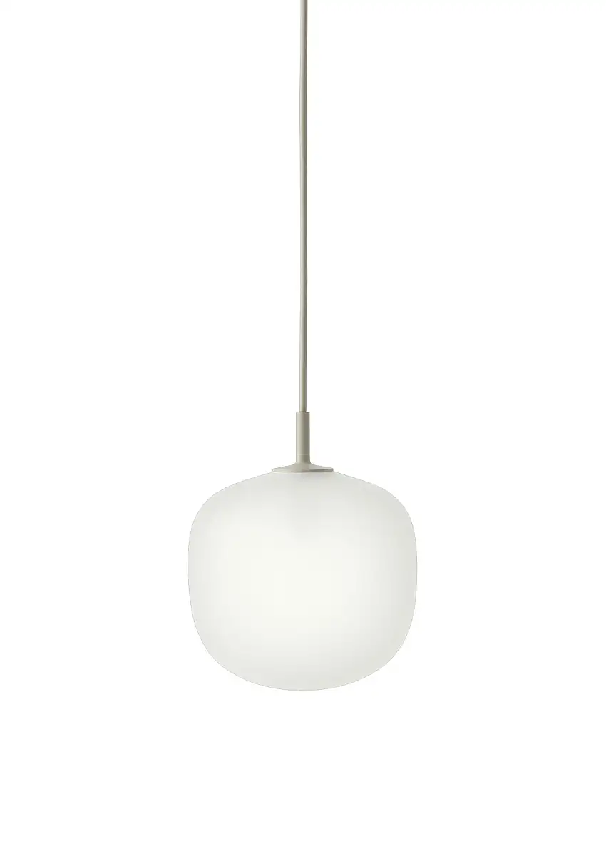 Muuto - Rime Pendelleuchte, Ø 18 cm, grau