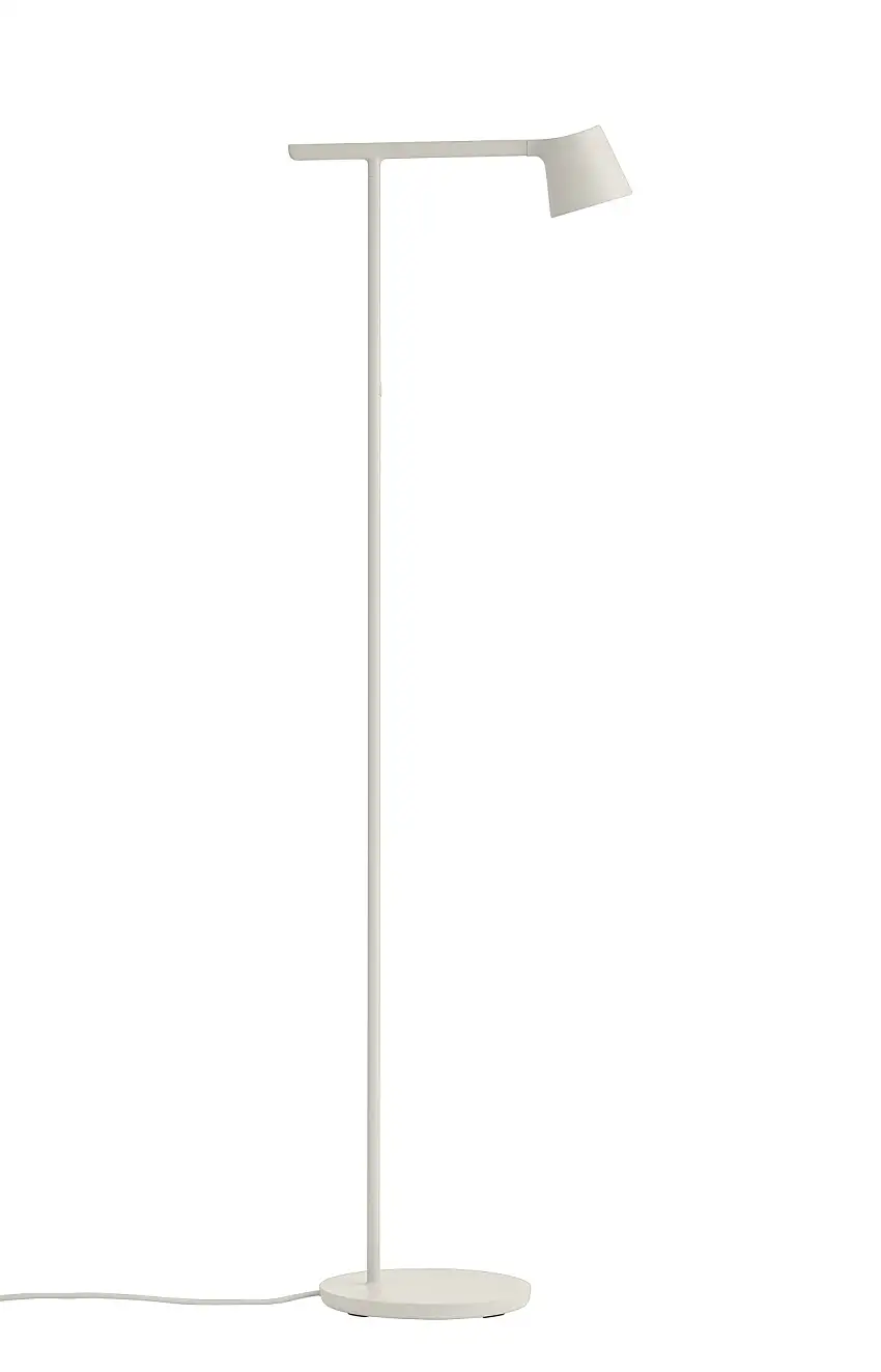 Muuto - Tip LED Stehleuchte, grau