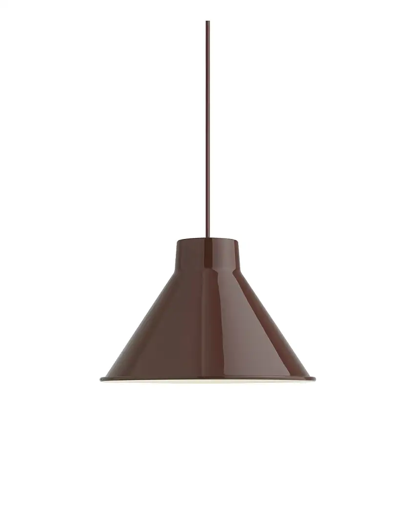 Muuto - Top LED Pendelleuchte, Ø 28 cm, deep red