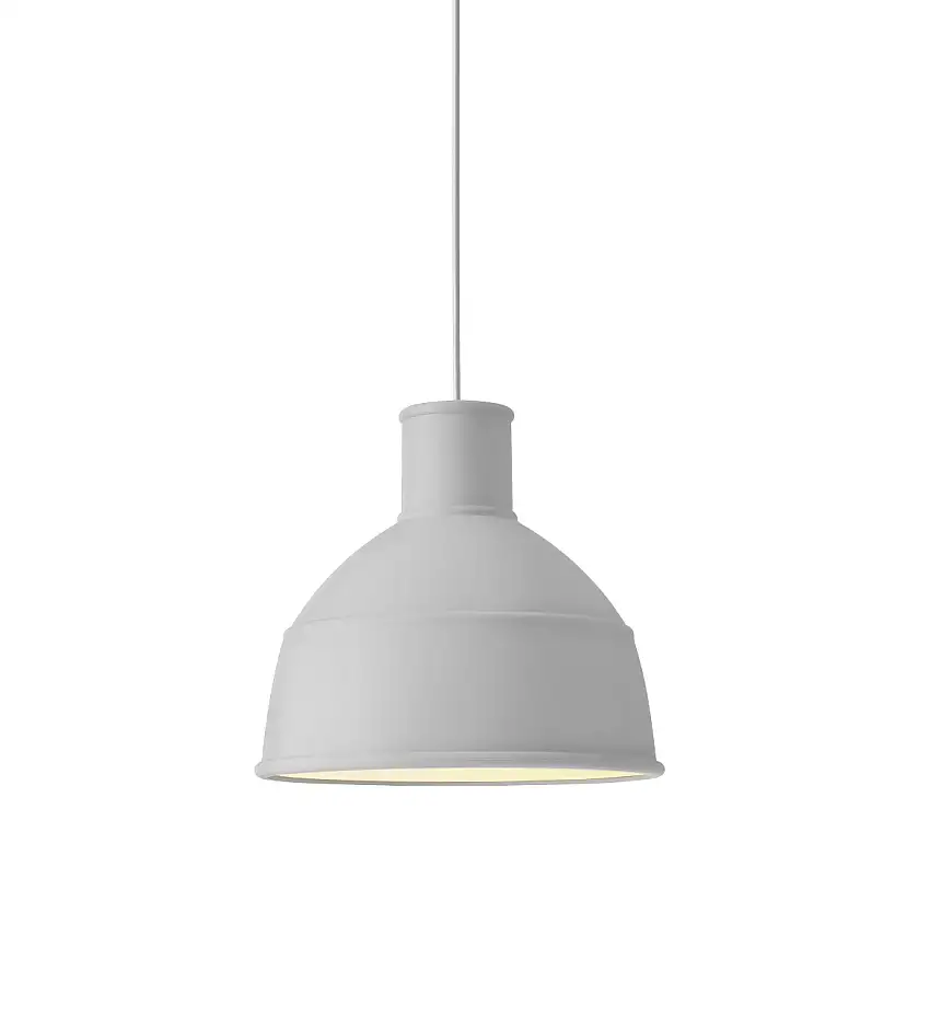Muuto - Unfold Pendelleuchte, hellgrau