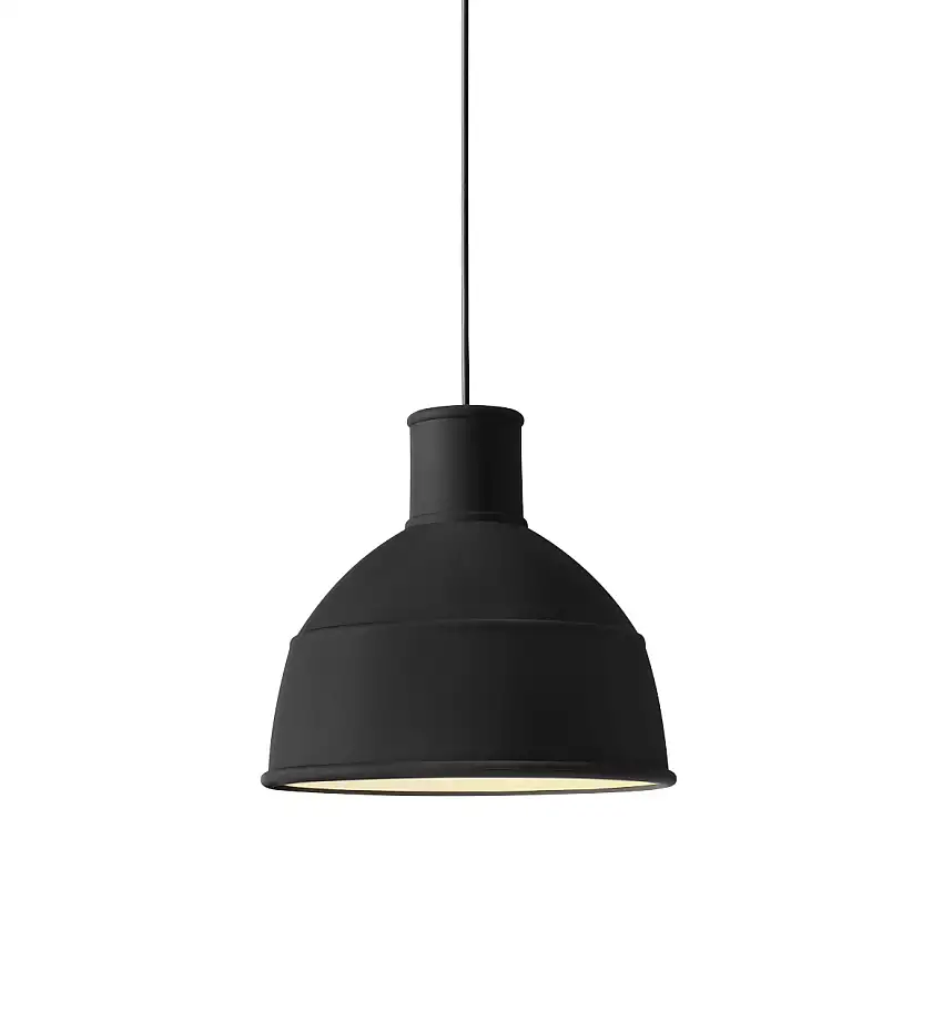 Muuto - Unfold Pendelleuchte, schwarz