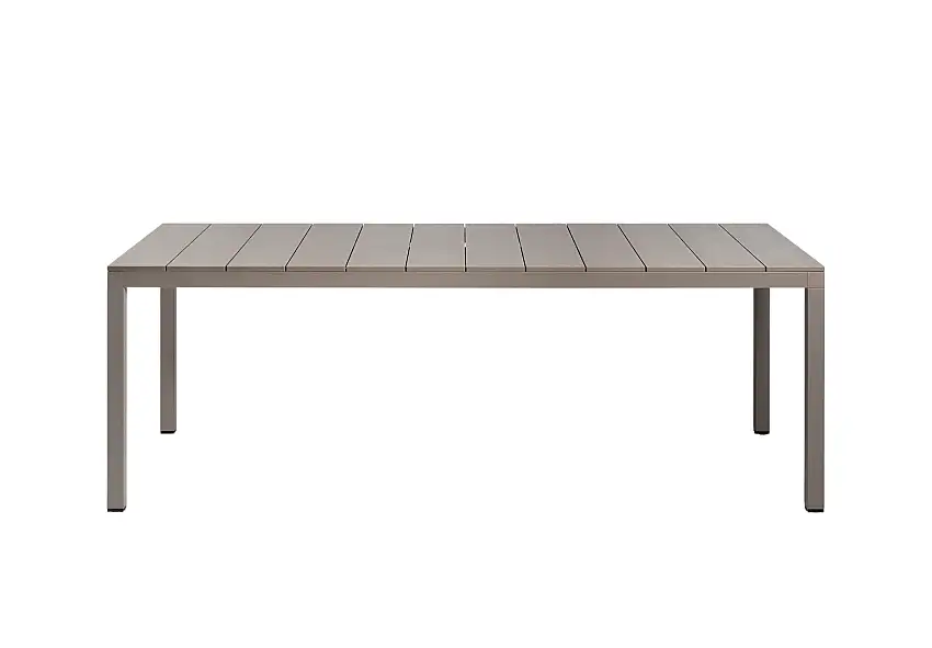 Nardi - Rio Alu Fix Gartentisch 210 cm, tortora