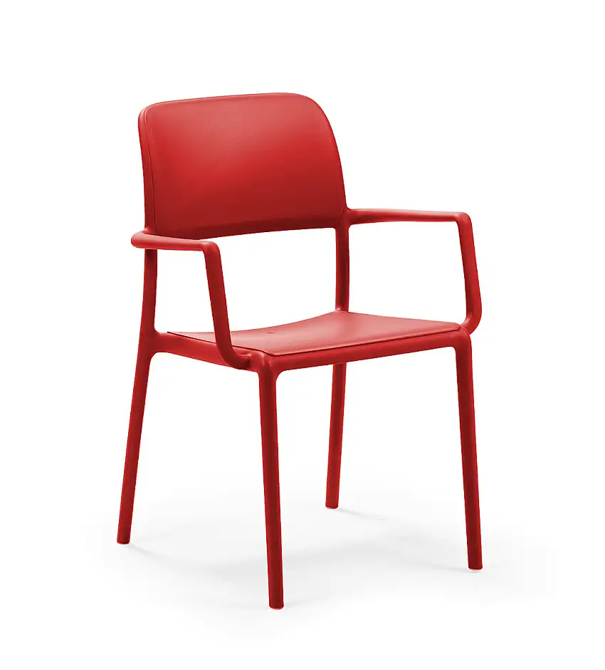 Nardi - Riva Armlehnstuhl, rosso