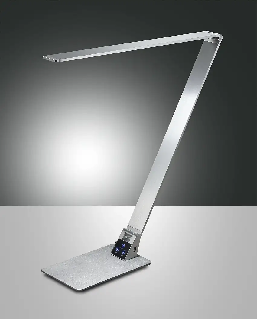 Tischleuchte Wasp silber