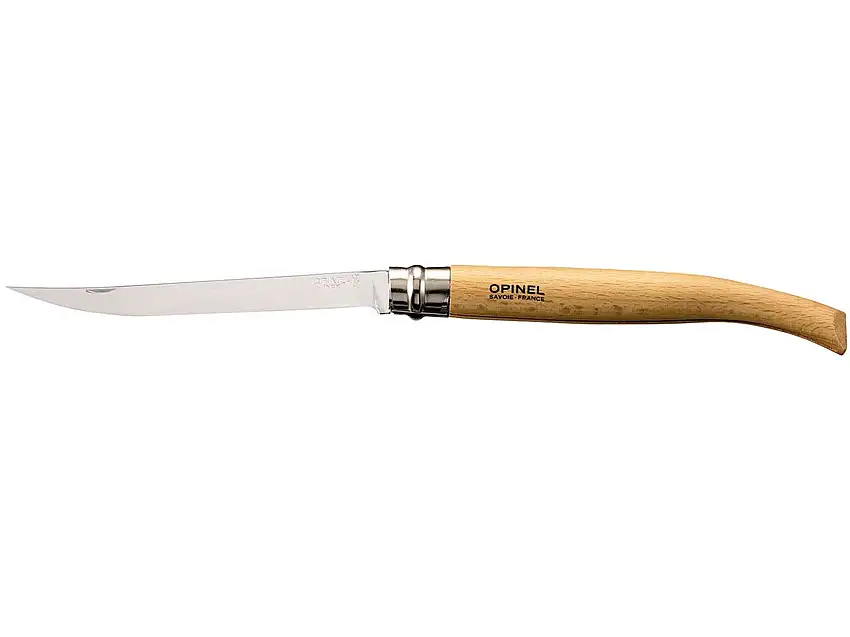 Opinel Slim-Line, Größe 15, rostfrei, Buchenholz