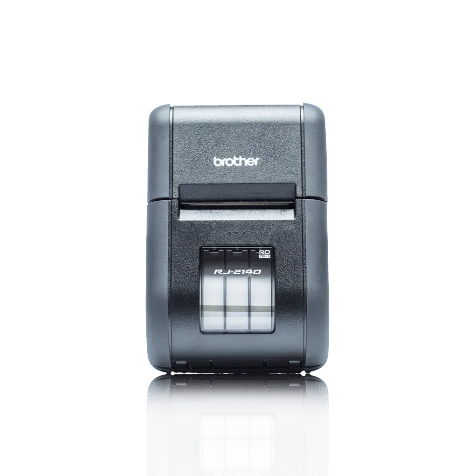 BROTHER RJ-2140, 2 Zoll, Thermodirektdruck, 203dpi, USB 2.0, WLAN (802.11b/g/n), Airprint, grau , RJ2140Z1
