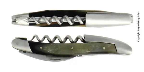 Couteau de sommelier en corne de vache Aubrac