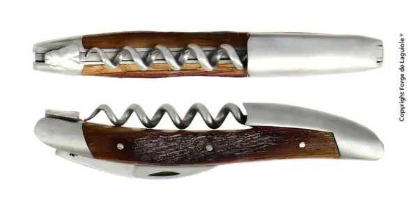 Couteau de sommelier en chêne de barrique