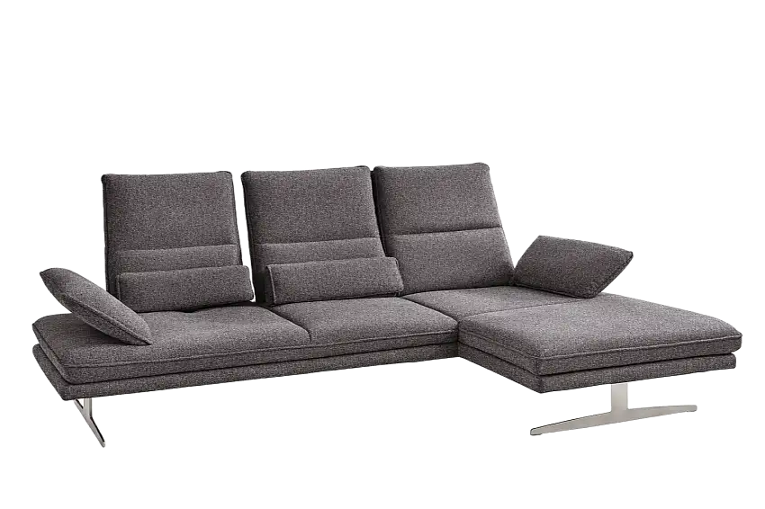 W.Schillig Ecksofa Broadway Anthrazit Longchair R