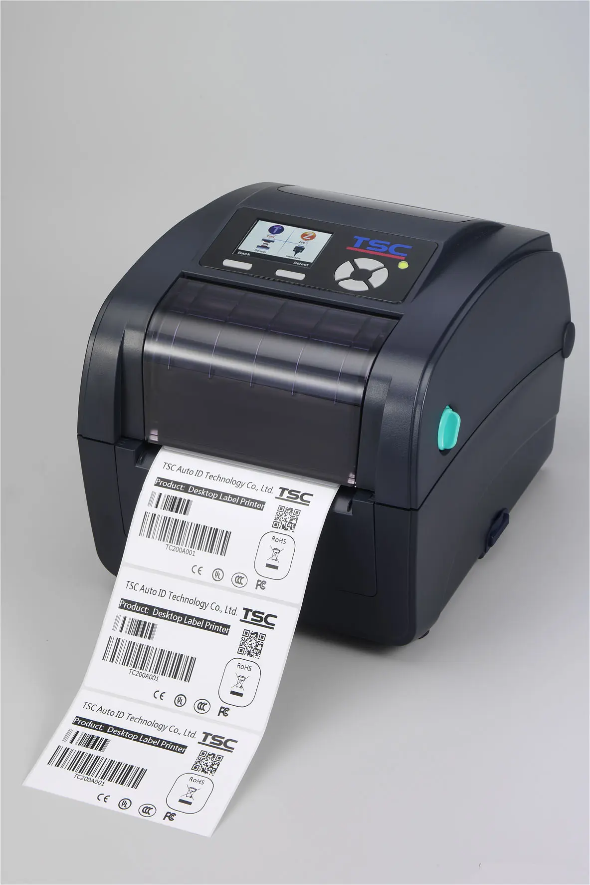 TSC TC210, 8 Punkte/mm (203dpi), Disp., RTC, TSPL-EZ, USB, RS232, Ethernet, 99-059A001-1002