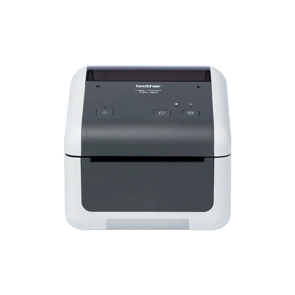 BROTHER TD-4410D, 4 Zoll, Thermodirektdruck, 203dpi, USB 2.0, seriell, grau/weiß , TD4410DXX1