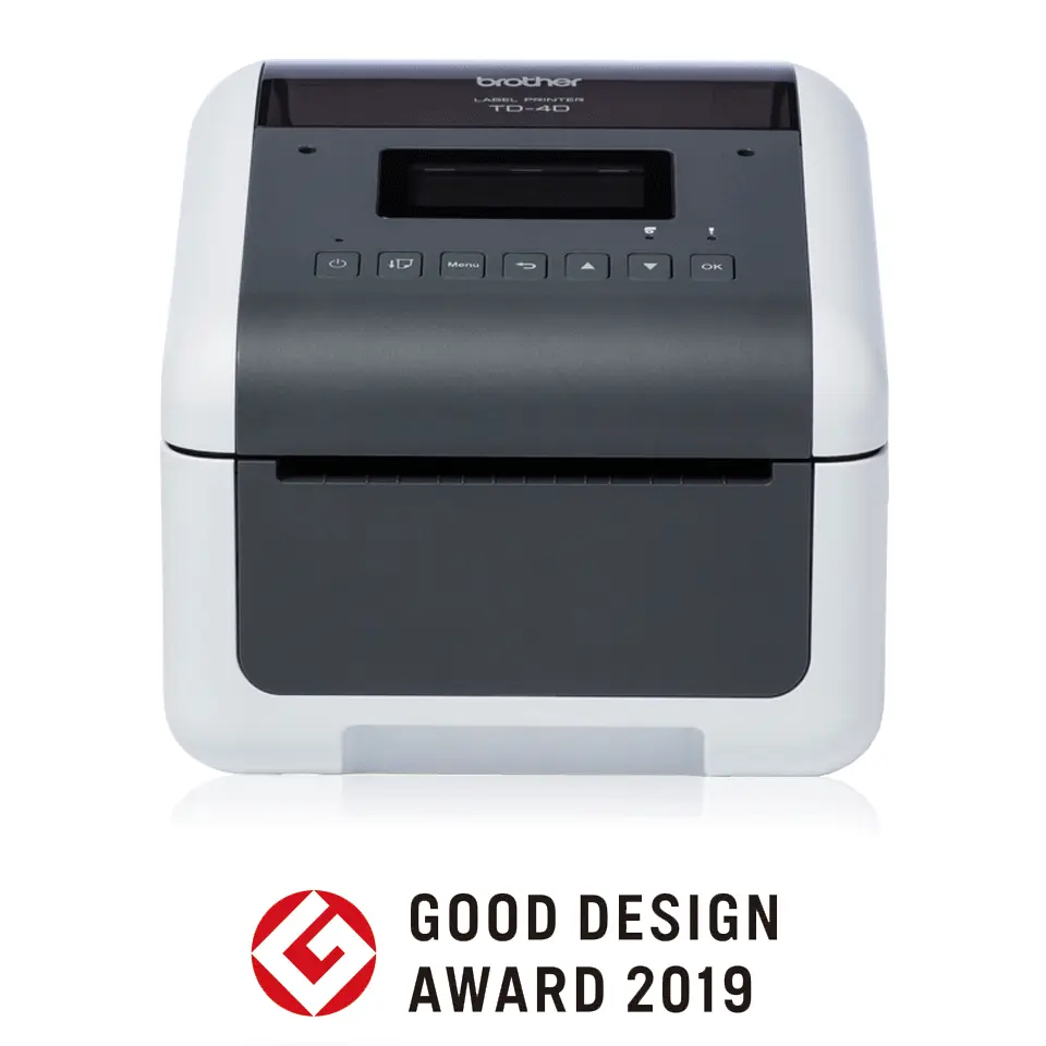 BROTHER TD-4550DNWB, 4 Zoll, Thermodirektdruck, 300dpi, USB 2.0, Ethernet, WLAN (802.11b/g/n), Bluetooth 4.2, seriell, grau/weiß, TD4550DNWBXX1