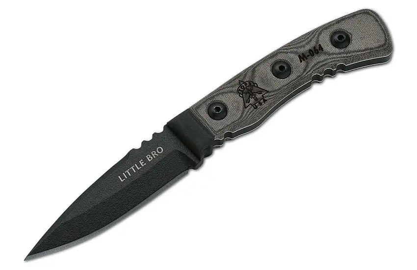 TOPS Knives Little Bro Messer, 1095 Kohlenstoffstahlkl.: 7,6 cm