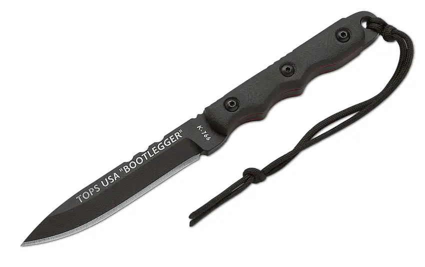 TOPS Knives Ranger Bootlegger, Kohlenstoffstahlklinge: 12,7 cm