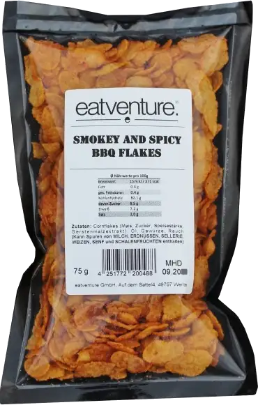 Eatventure BBQ Flakes, Smoky & Spicy 75g