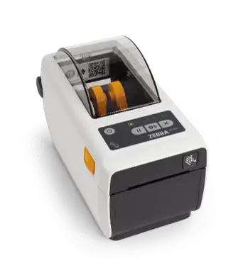 Zebra ZD411, 12 Punkte/mm (300dpi), RTC, EPLII, ZPLII, USB, USB-Host, BT, WLAN, weiß