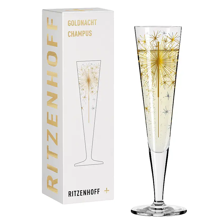 Champagnerglas Goldnacht 5