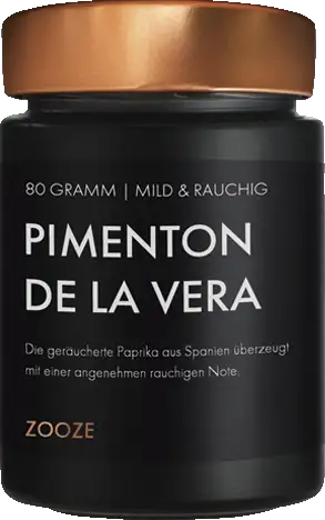 Zooze Pimenton de la Vera - mild (Geräucherte Paprika), 80g