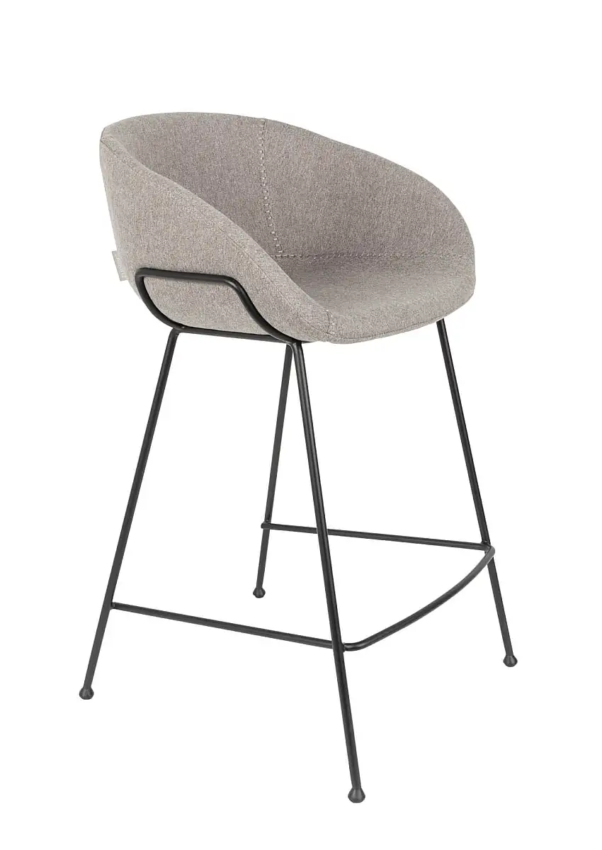 Zuiver - Feston Barhocker, höhe 65 cm, grau