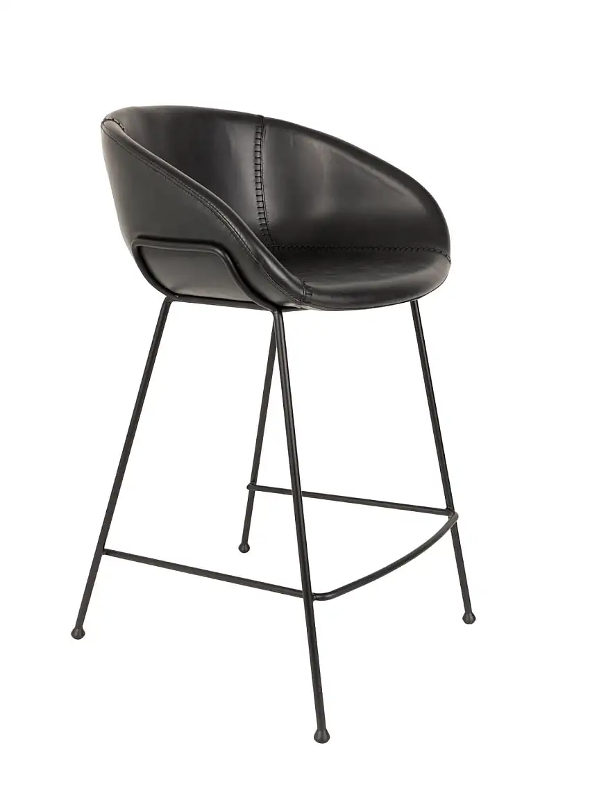Zuiver - Feston Barhocker, höhe 65 cm, schwarz