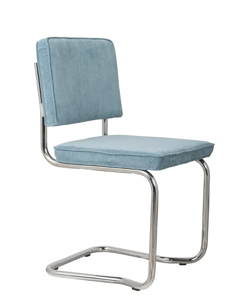 Zuiver - Ridge Kink Rib Stuhl, blau