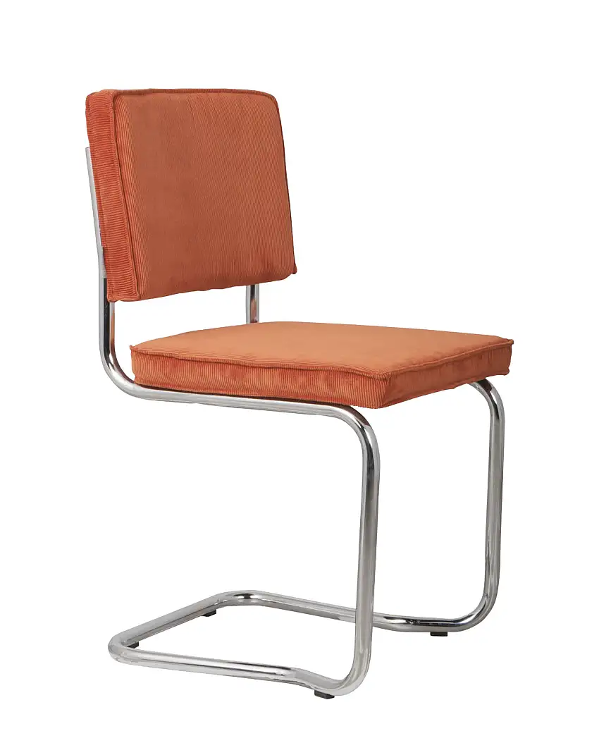 Zuiver - Ridge Kink Rib Stuhl, orange