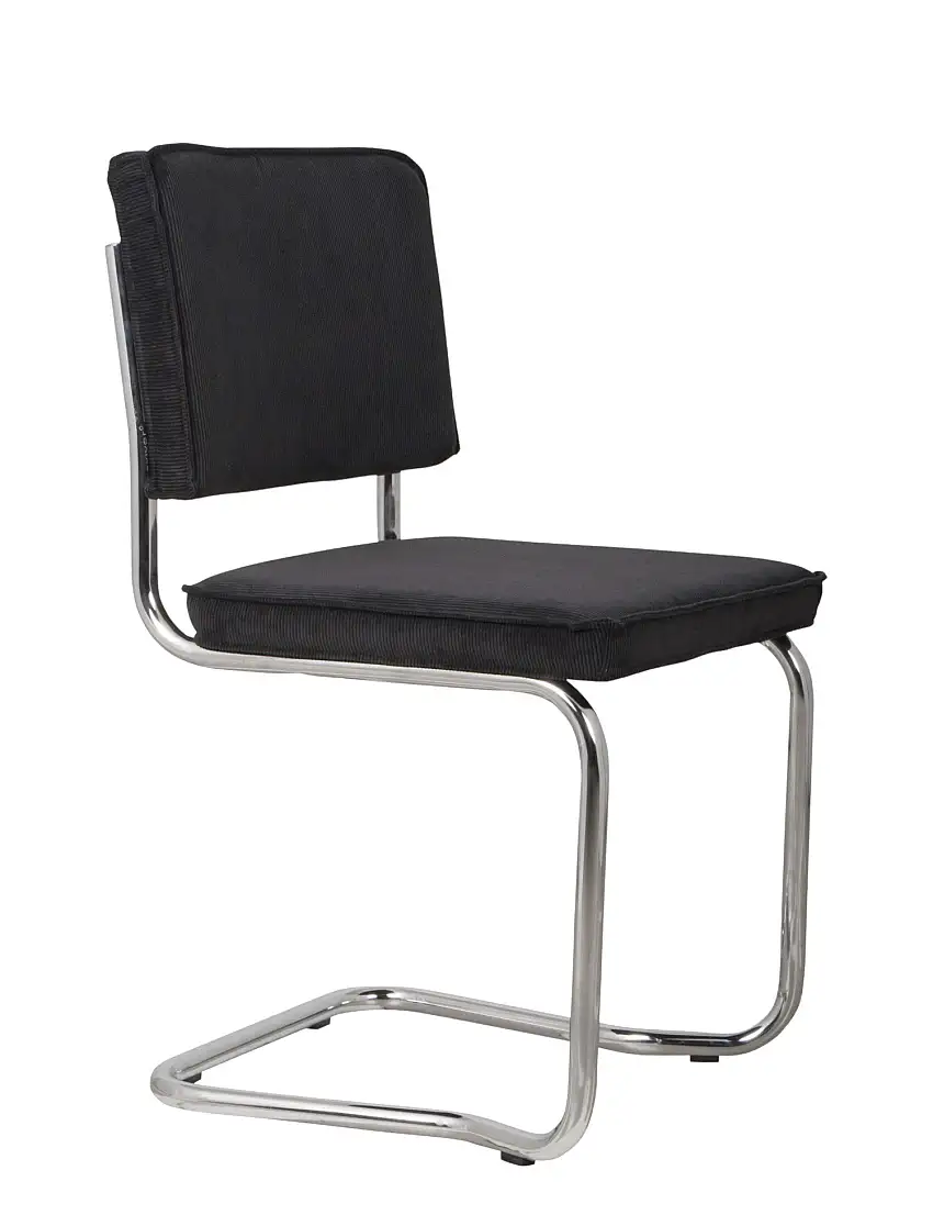 Zuiver - Ridge Kink Rib Stuhl, schwarz