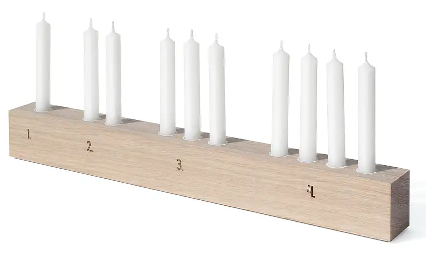 Adventsleuchter Countdown