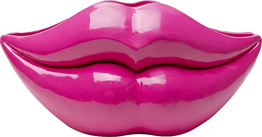 KARE Vase Lips Pink
