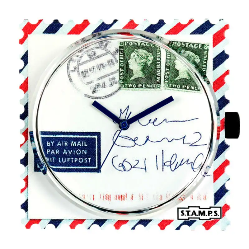 STAMPS Uhr Zifferblatt Airmail for you