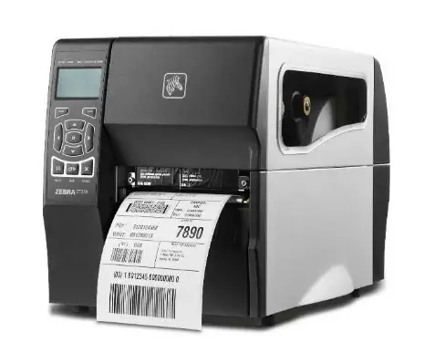 Zebra ZT230, 8 Punkte/mm (203dpi), Peeler, Display, EPL, ZPL, ZPLII, USB, RS232, ZT23042-D3E000FZ