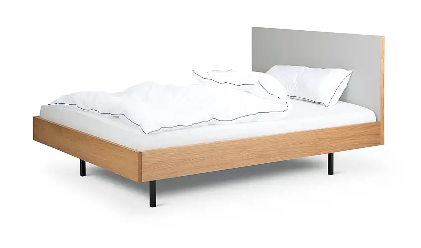 Bett Unidorm Grau