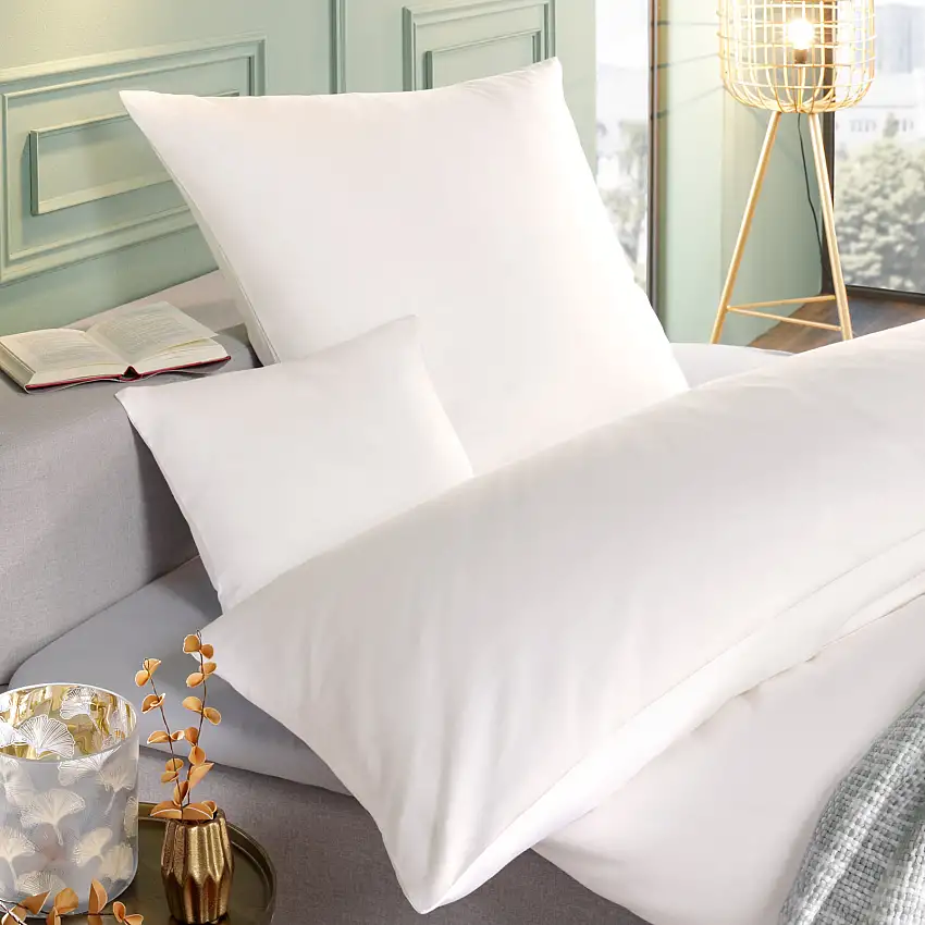 Kissenbezug Satin 120 g/ m² - Uni-Bettwäsche TC-300