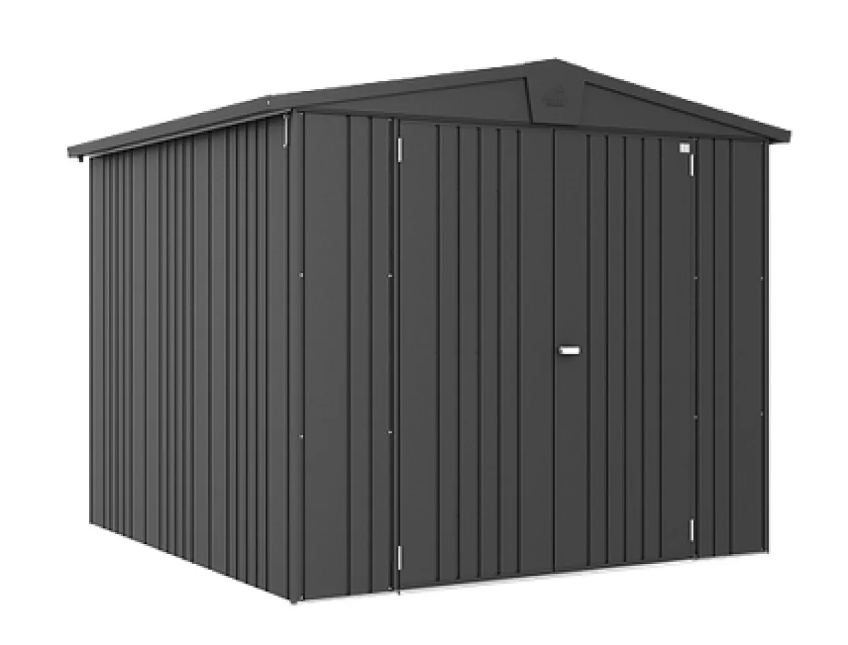 Biohort Gerätehaus Europa, dunkelgrau-metallic, 244 x 228 x 203 cm (Größe 4)
