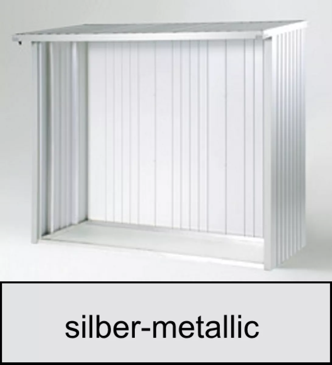 Biohort Rückwand WoodStock 230, silber-metallic, 217,5 x 1 x 196,5 cm