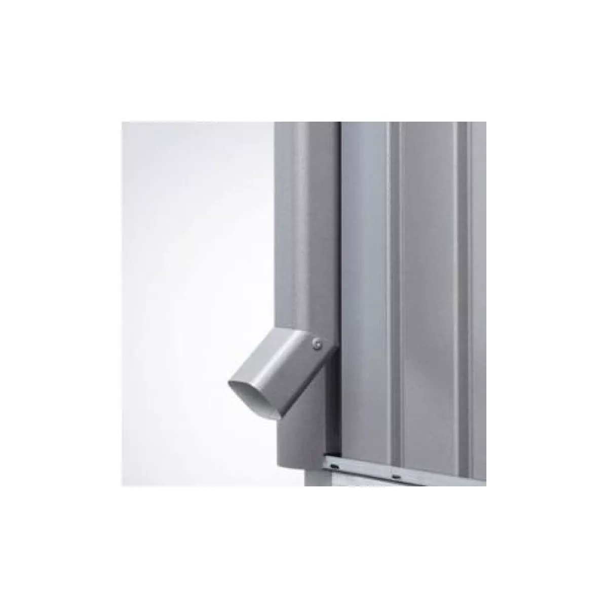 Biohort Regenfallrohr-Set für Gerätehaus AvantGarde, silber-metallic (2 Stück)