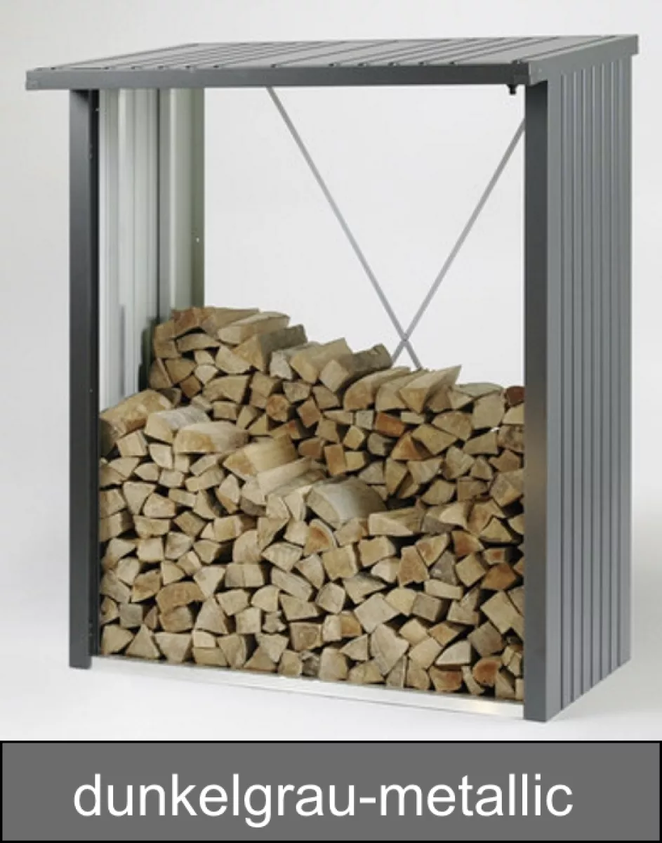 Biohort WoodStock 150, dunkelgrau-metallic, 157 x 102 x 199 cm