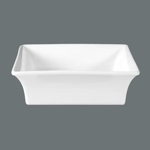Seltmann, Buffet Gourmet - Bowl 5160, uni, weiß, 10 x 20 x 7 cm