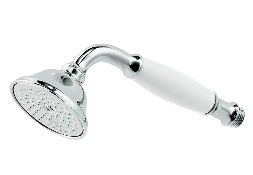 Handbrause Nicolazzi, Chrom, weiß Keramik