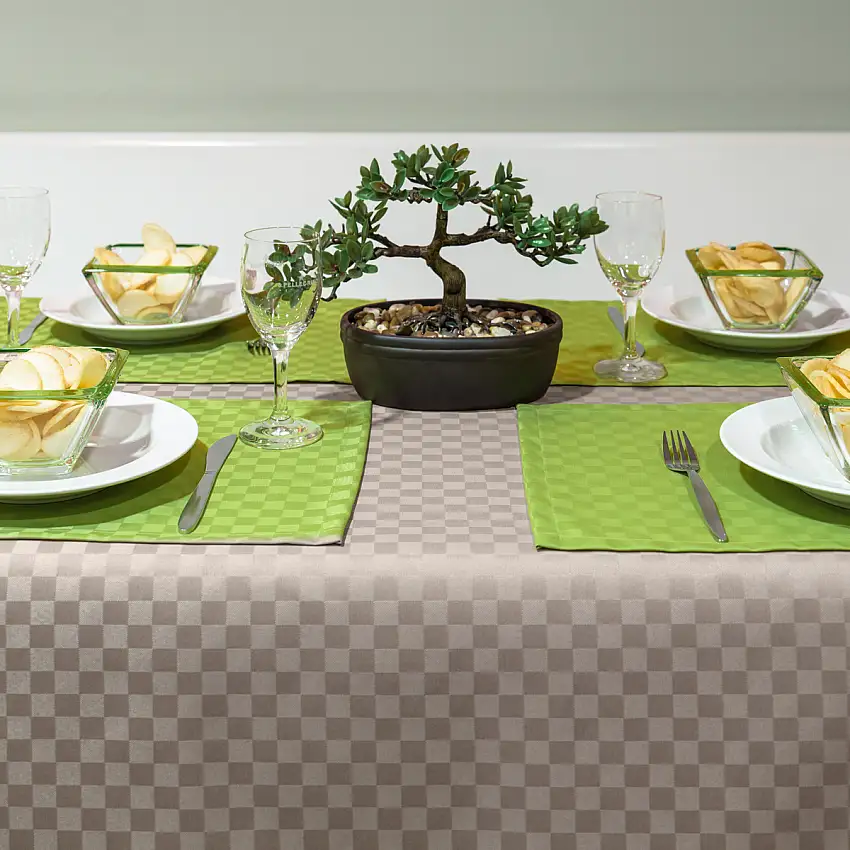Tischset Casa - Abwischbare Jacquard