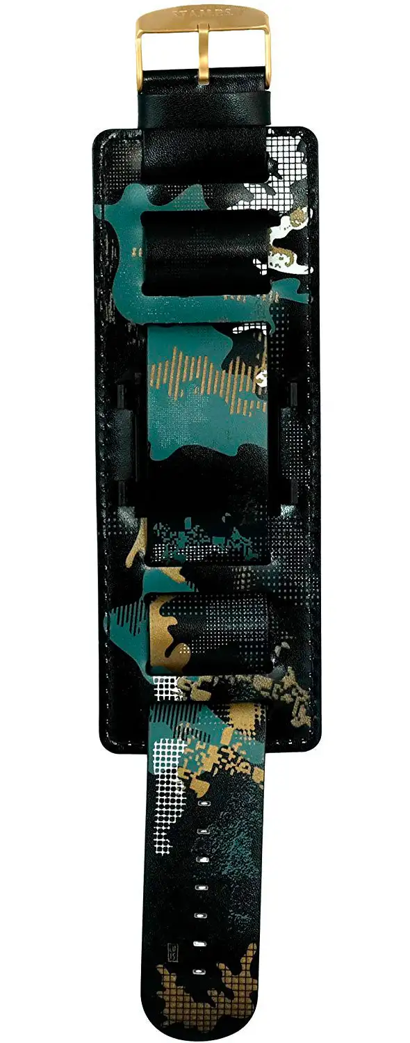 STAMPS breites Herrenarmband Gold City